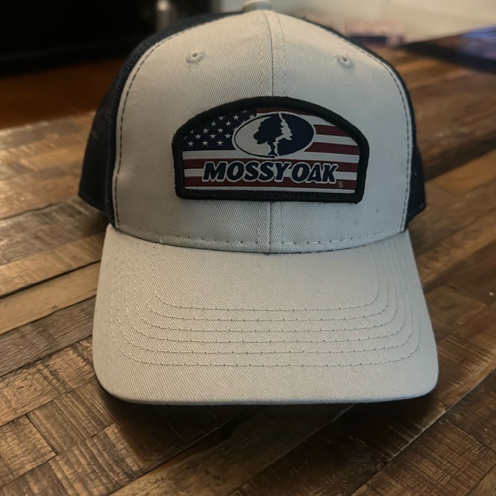 Mossy Oak Mesh Back USA Fishing Adjustable Baseball Hat